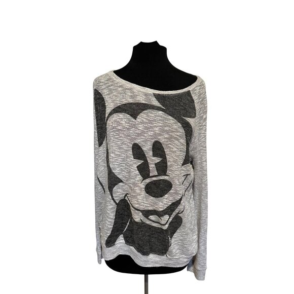 Disney Parks Mickey Mouse Sheer Sweater – Size XL - Picture 1 of 11